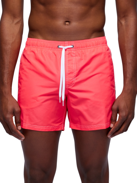 Sawhonn Pois Arancio Limone Costume da Uomo Bagno Pantaloncini da Surfe